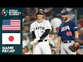 United states vs japan game highlights  2023 world baseball classic final