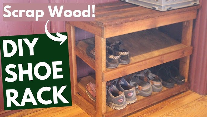 DIY Wooden Shoe Rack – Wall Mounted - Kippi at Home