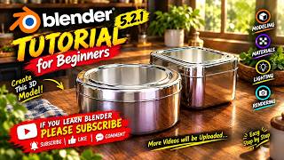 Blender 5.2.1 Tutorial for Beginners 🔥 | Create Your First 3D Model Step by Step!📽️006