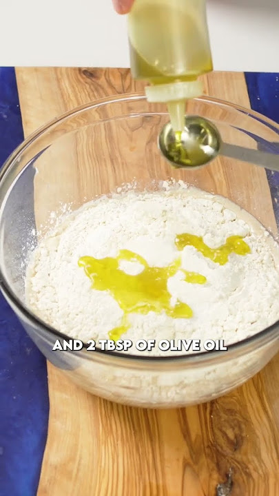 How to Make this ‘Homemade Pizza Dough’ 🍕 #shorts