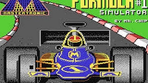 Formula 1 Simulator Review for the Commodore 64 by John Gage