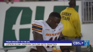 Former Lufkin Panther Jadrian Taylor drafted to the XFL