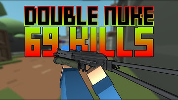 SMG 69 Kills Krunker Gameplay Double Nuke FFA