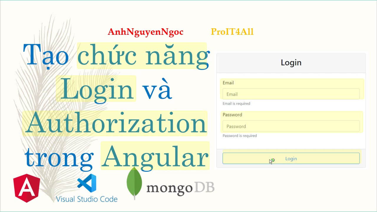 Asg.P13: Tạo Chức Năng Login Và Authorization Trong Angular Dùng Json Web Token (Jwt)