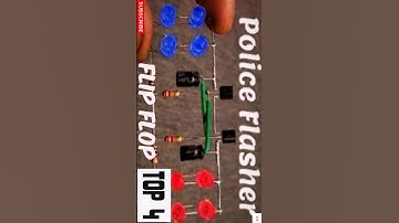 How to make led flasher using bc547#ledflasher #shortvideo