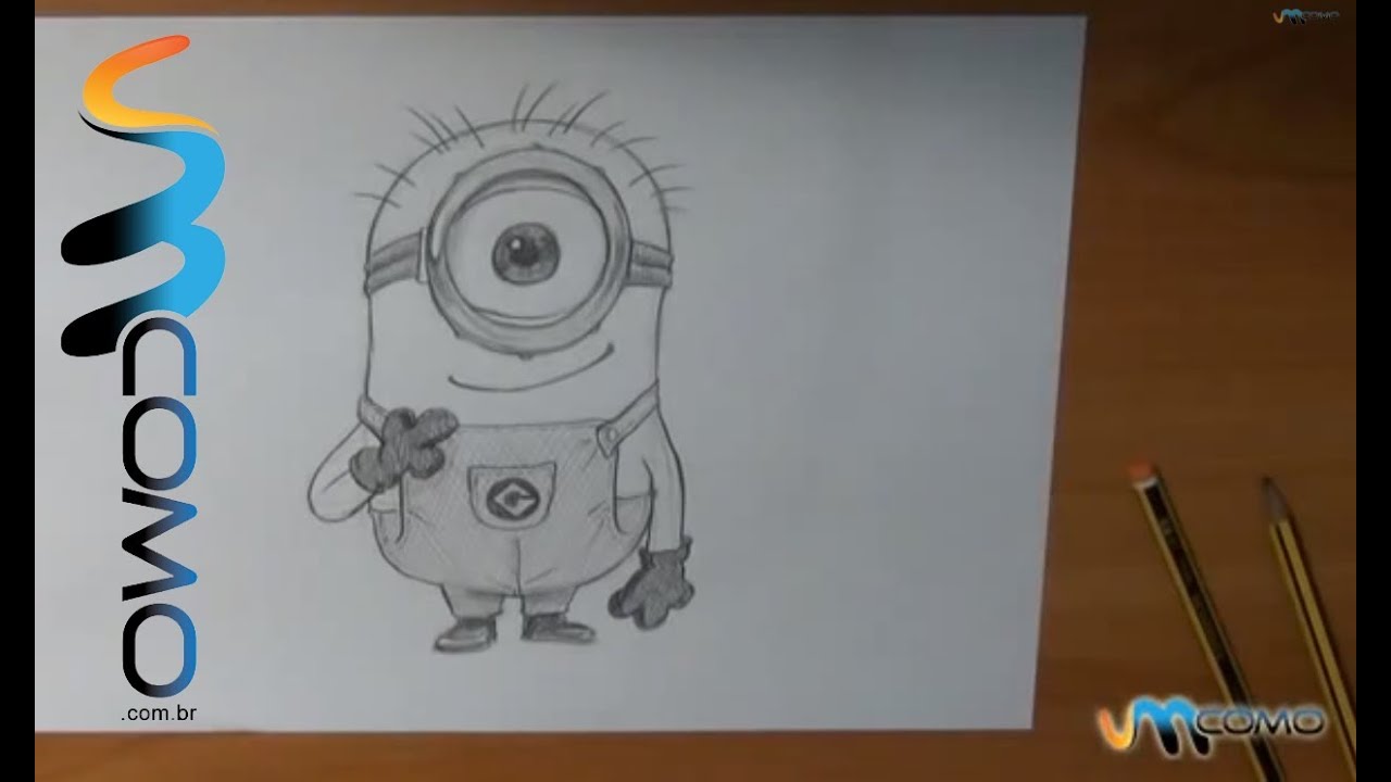 Como aprender a desenhar os Minions de Gru - O maldisposto - YouTube