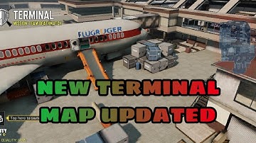 New terminal map in multiplayer season 9 walkthrough gameplay | call of duty mobile