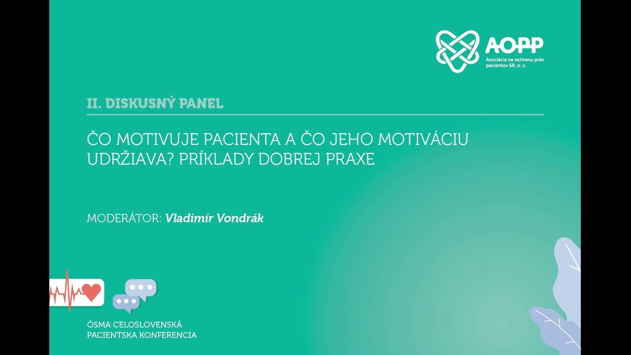 Druhý diskusný panel 8. celoslovenskej pacientskej konferencie