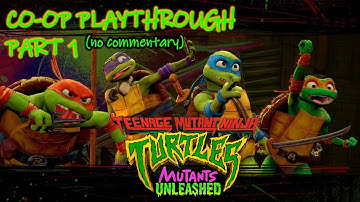 Teenage Mutant Ninja Turtles: Mutants Unleashed Part 1 Co-op Full Playthrough No Commentary TMNT