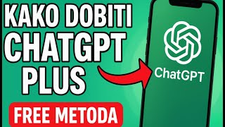 Kako dobiti ChatGPT Plus (FREE Metoda)