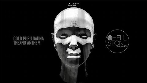 Cold Pupu Sauna - Thexno Anthem (Generative Art by VJ Hellstone)  (WARNING: FLASHING IMAGES)