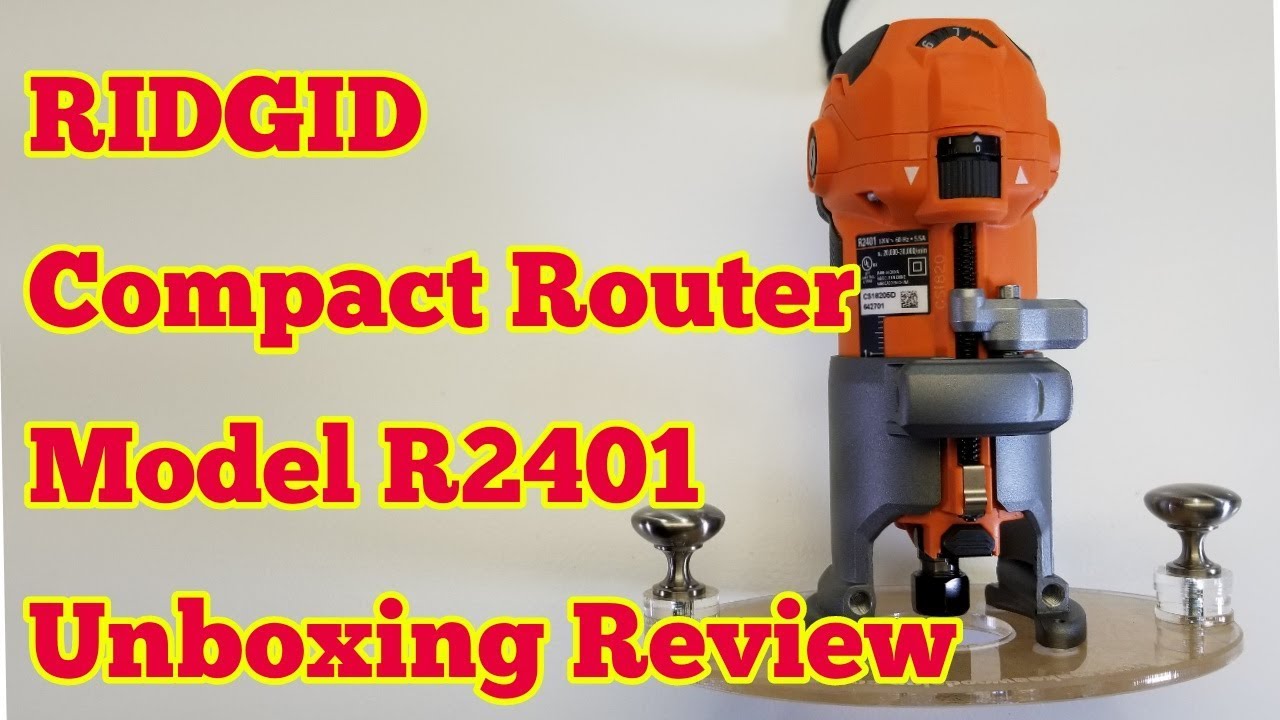 Ridgid 18V Brushless Compact Router (I LOVE THIS TOOL) - YouTube