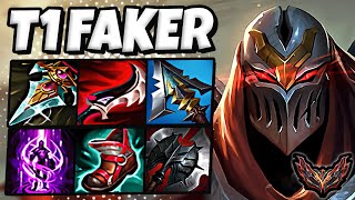 T1 Faker Zed vs K'Sante [ MID ] Korea Grandmaster Patch 13.12 ✅