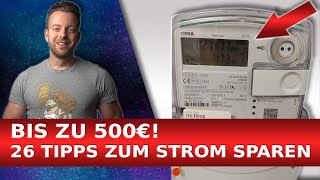 STROM SPAREN 🆗 26 Tipps um 200 - 500€ Stromkosten pro Jahr einzusparen! Energieeinsparung Zuhause