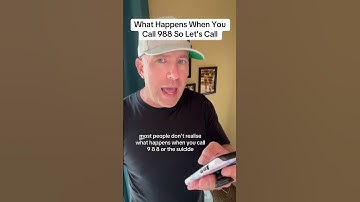 Full video on tiktok, what happens when call 988 #facts #educational #education #hope