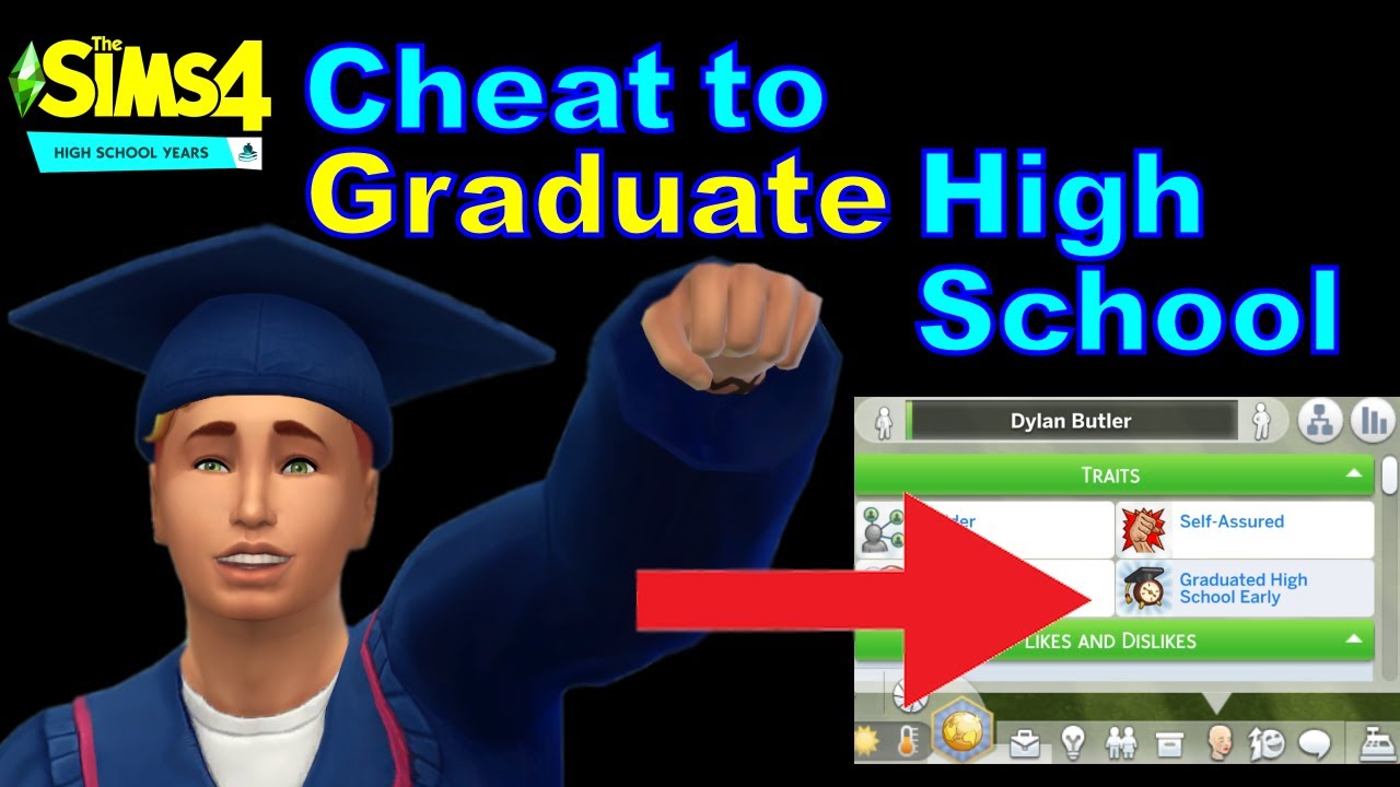 The Sims 4 Discover University Cheats: Graduation & Degrees