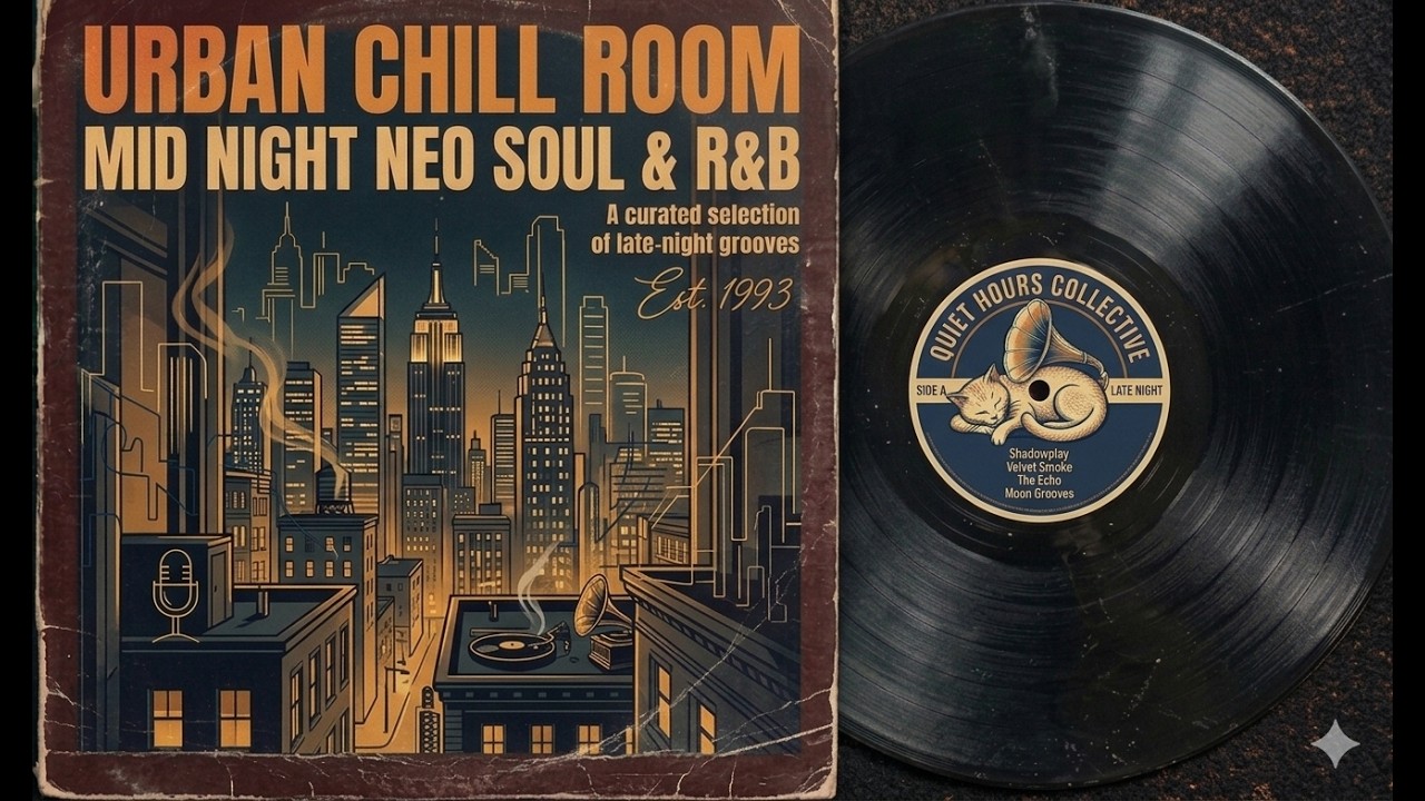 Neo Soul/R&B　LP　レコードセット 🎧 Midnight Vinyl Walk 🌙 真夜中のレコード散歩 | Smooth Neo Soul