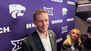 Kansas State Head Coach Collin Klein gives first remarks in the role