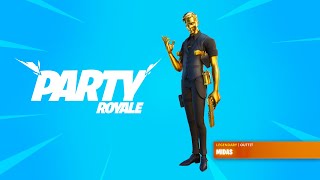Going into Party Royale with the Gold Midas skin!