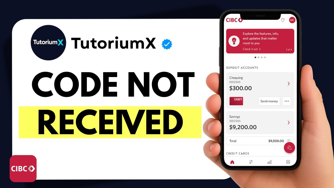 Cibc Micrcode How to Fix CIBC Verification Code Not Received - YouTube