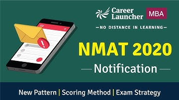 NMAT 2020 Notification | Exam Pattern Change | Scoring Method | NMAT vs GMAT| Career Launcher - MBA