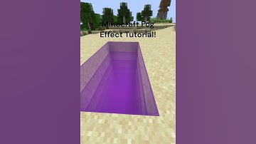 Minecraft Fog Effect Tutorial! #shorts #minecraft #minecrafttrend