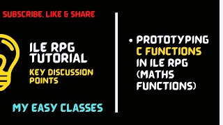 maths function in ile rpg-Call C function SIN COS function in RPGLE-prototyping c functions in RPGLE