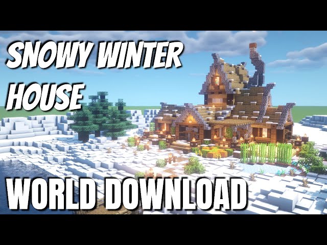 A Winter House Minecraft Map