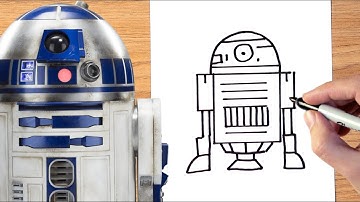 How to Draw R2-D2 | Star Wars drawing lessons