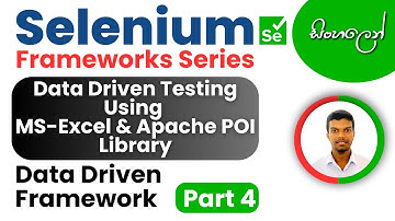 Selenium Frameworks | Data-Driven | PART-4 | Use MS EXCEL & Apache POI Library for Data driven Test