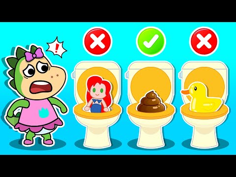 🧜♀️Sparkle’s Doll Fell in the Toilet,🤢🚽Kids Go to Rescue Her?! Stories for Kids by Fire Spike🔥