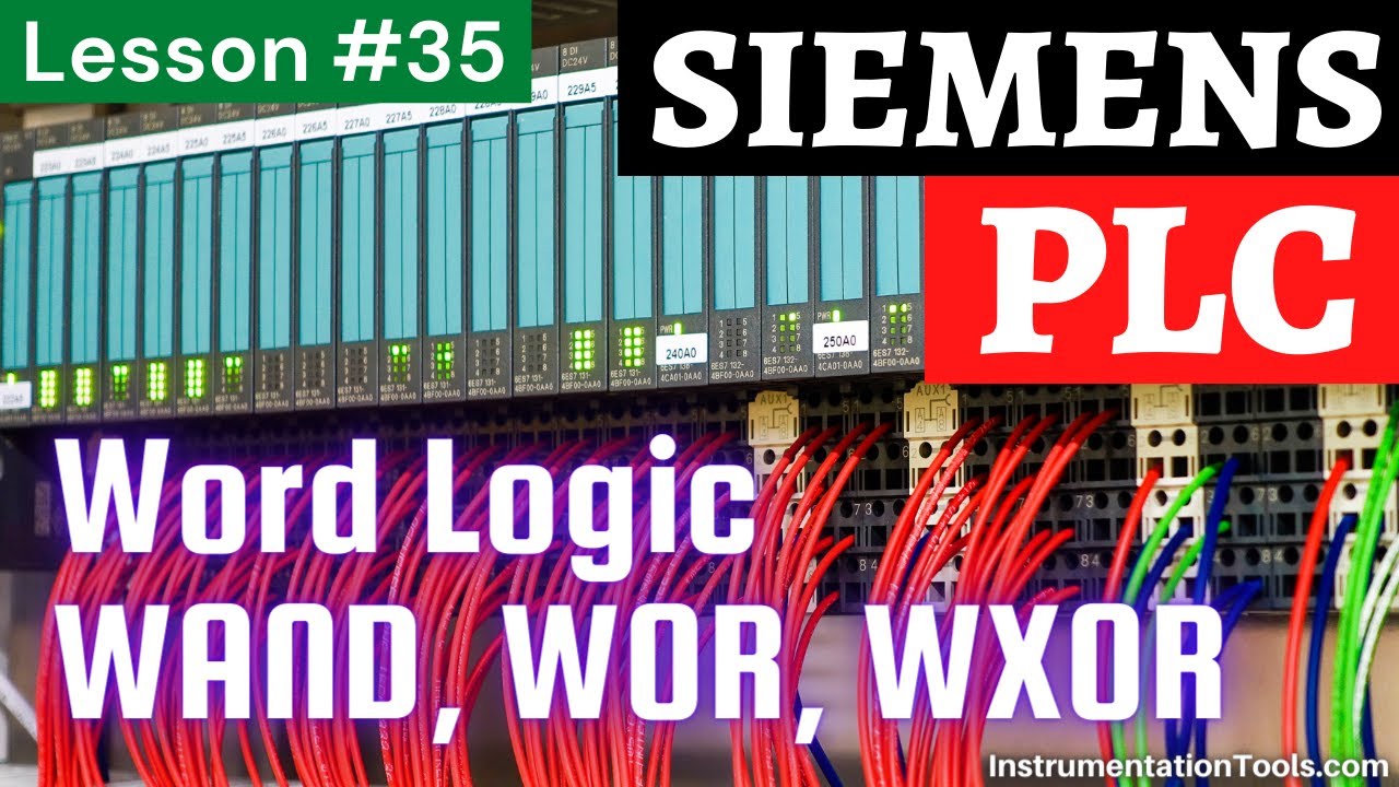 Word Logic Instructions in PLC | Online Siemens Programming Training ...