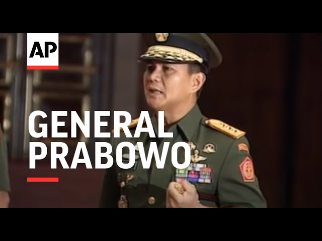 INDONESIA: LIEUTENANT GENERAL PRABOWO SUBIANTO IS DISMISSED class=