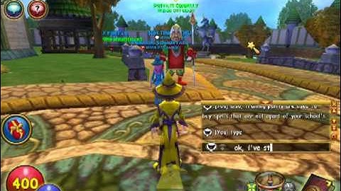 Wizard101 Walkthrough- Wizard City (Part 2)