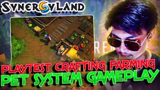 SYNERGY LAND PLAYTEST GAMEPLAY - CRAFTING FARMING PET SYSTEM | BEST PLAY TO EARN GAMES 2023 TAGALOG