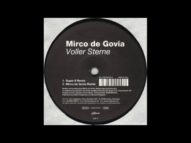 Mirco De Govia - Voller Sterne