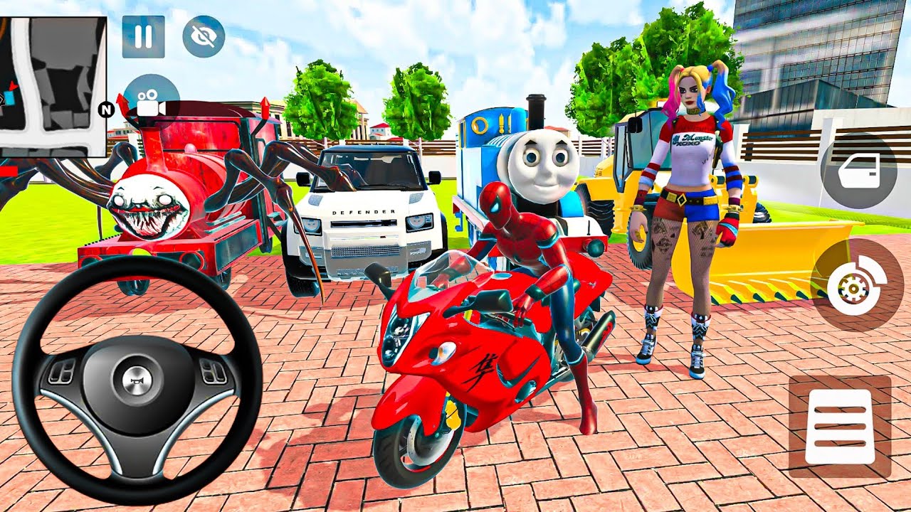 🐝 Indian Thift Auto Android Game 🌿 Monster Spiderman & Super Car🏎️💨 Modify All Car & Bike Showroom 🎮