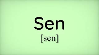 Sen (Esperanto)
