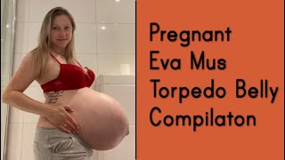 Pregnant Eva Mus Big Torpedo Belly Compilation | TikTok