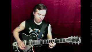 Blue Moon Of Kentucky cover Gretsch Duo Jet Brian Setzer style chords