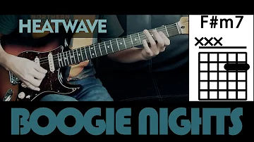 Heatwave - Boogie Nights / chords guitar cover / Disco Funk