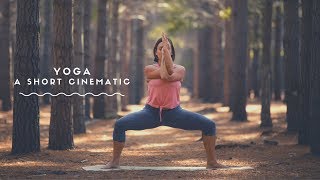 Yoga Cinematic feat. hand stand, plank, sun salutation a & king pigeon pose