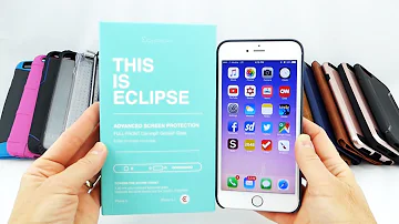 Thin, Edge to Edge, No Halo and Very Case Compatible: Eclipse Glass Screen Protector for iPhone 6s+!