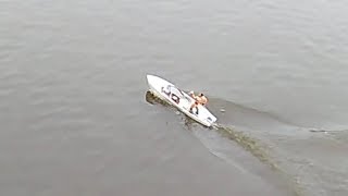 Gifted 3D printed boat PART 8 finally on the boating lake