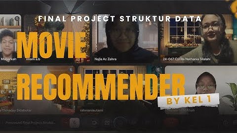 Implementasi Struktur Data & Algoritma dalam Sistem Rekomendasi Film | Final Project Struktur Data