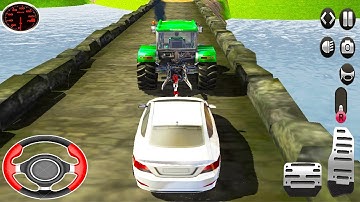 Real Cargo Tractor Pulling Simulator - Offroad Chained Truck Towing Rescue - Android GamePlay 2021