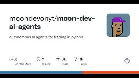 GitHub - moondevonyt/moon-dev-ai-agents: autonomous ai agents for trading in python