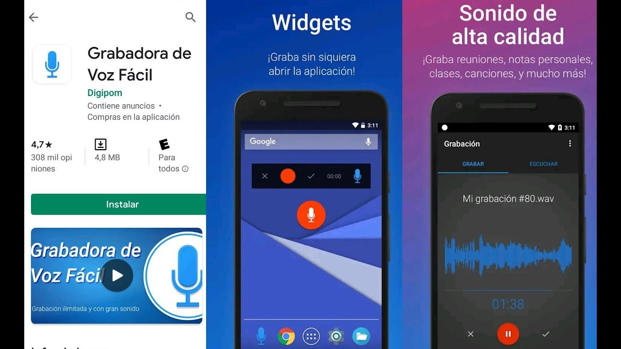 Que Grabador De Voz Me Recomiendan www.youtube.com