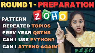 ZOHO ROUND 1 ✔ - APTITUDE Preparation💯💥 in Tamil | ZOHO | Software Developer & Quality Analyst👩🏻‍💻🚀