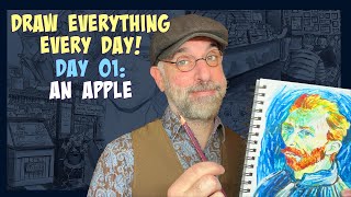 Draw Everything Every Day Day 01: An Apple